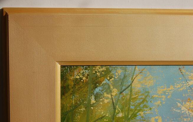 Wąwóz Kazimierz Dolny pejzaż obraz olejny Mirosława Marcinek