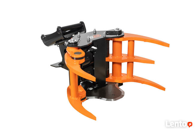 GŁOWICA do ścinania drzew krzewów gałęzi do mini koparki 1.5