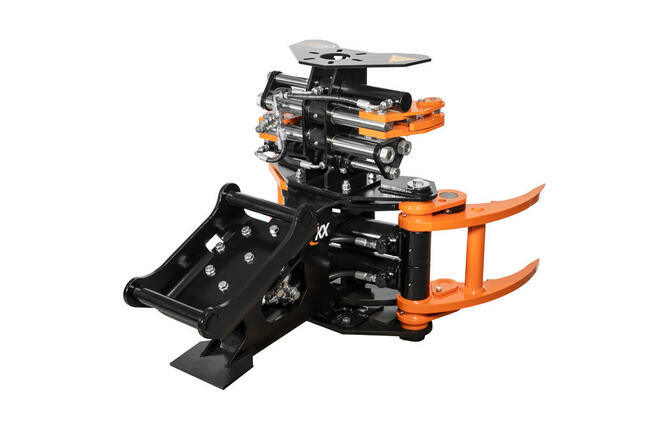 GŁOWICA Ścinkowa koparka 5-15 ścina drzewa chwytak do drewna