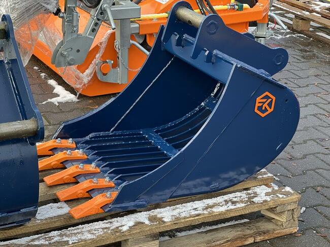 Łyżka do koparki PODSIĘBIERNA AŻUROWA KABLOWA SKARPOWA