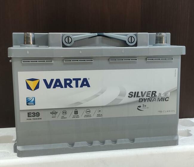 Akumulator VARTA Silver AGM A7 (E39) 70Ah 760A