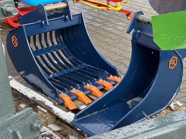 Łyżka do koparki PODSIĘBIERNA AŻUROWA KABLOWA SKARPOWA