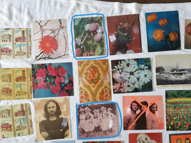 45 pocztówek dźwiękowych utwory w opisie