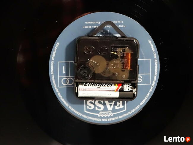 Zegar z płyty winylowej 12 LP klasyczny