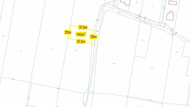 Działka budowlana Strzebiń gm. Koszęcin, Krasińskiego