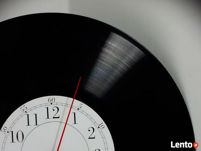 Zegar z płyty winylowej 12 LP klasyczny