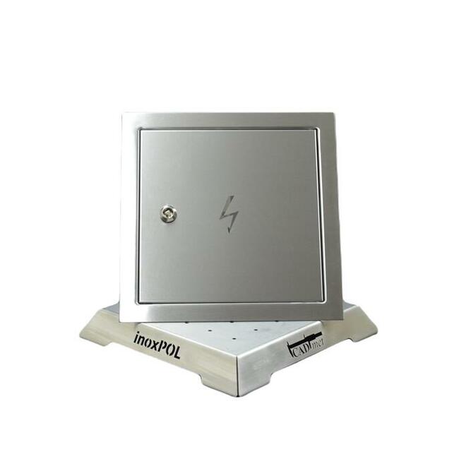 Drzwiczki rewizyjne elektryczne 300x300 INOX