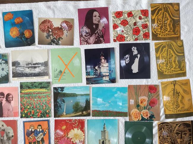 45 pocztówek dźwiękowych utwory w opisie