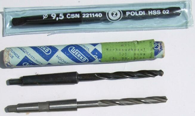 WIERTŁO DO METALU NWKc 9,5 HSS POLDI CZESKIE WERKO BAILDON B