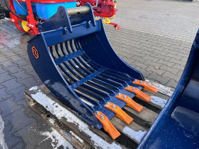 Łyżka do koparki PODSIĘBIERNA AŻUROWA KABLOWA SKARPOWA