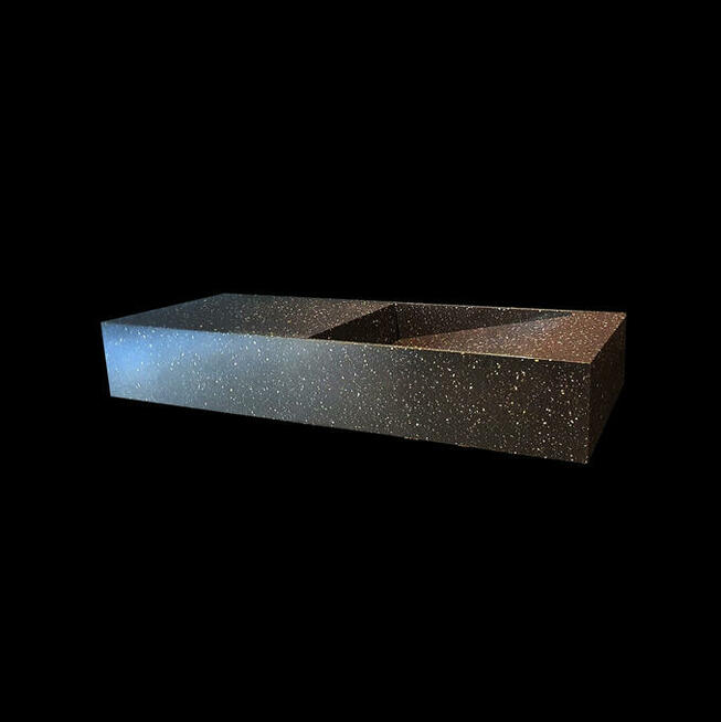 Umywalka łazienkowa z odpływem szczelinowym bocznym