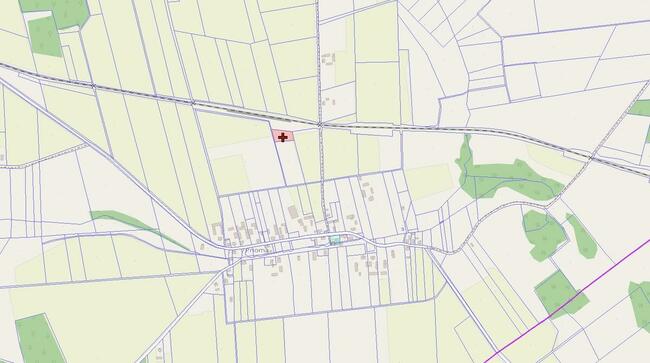 Na sprzedaż działka rolna zabudowana o pow. 0,2361 ha.