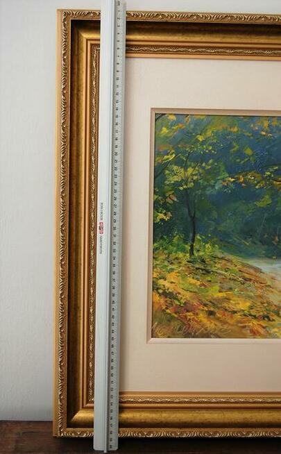 Wąwóz Kazimierz Dolny pejzaż obraz olejny Mirosława Marcinek