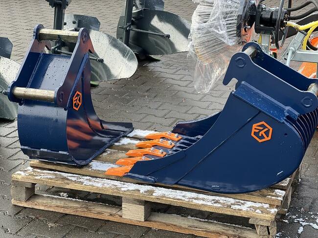 Łyżka do koparki PODSIĘBIERNA AŻUROWA KABLOWA SKARPOWA