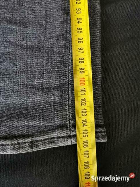 Levis 512 SZARE jeansy elastyczne W33 L32 JAK NOWE