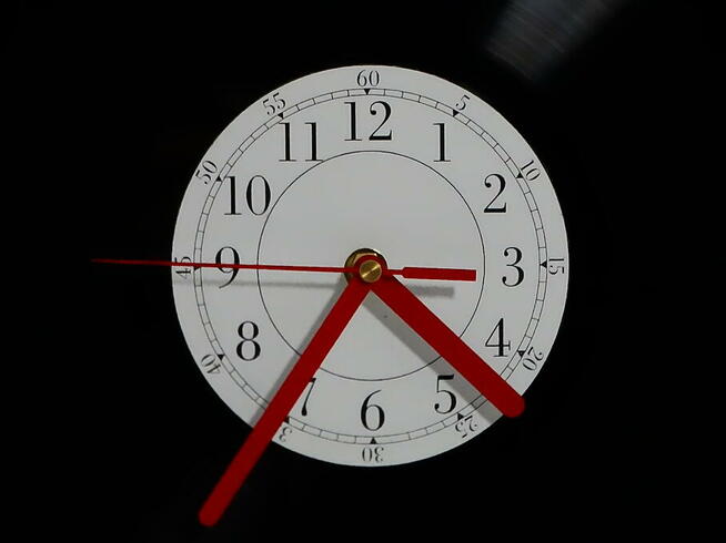 Zegar z płyty winylowej 12 LP klasyczny