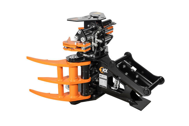 GŁOWICA Ścinkowa koparka 5-15 ścina drzewa chwytak do drewna