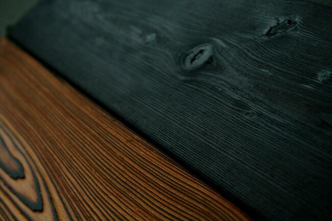 Deski elewacyjne opalane Shou Sugi Ban