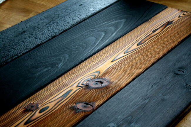 Deski elewacyjne opalane Shou Sugi Ban