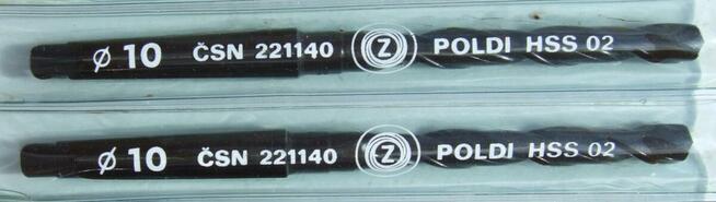 WIERTŁO DO METALU NWKc 10 HSS POLDI CZESKIE WERKO BAILDON HB