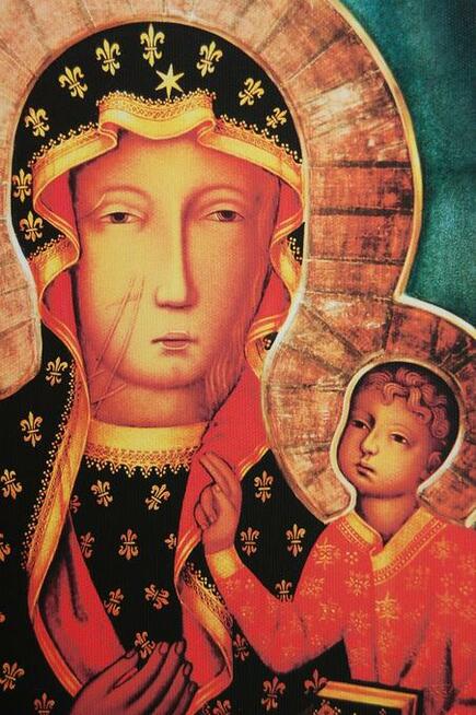 Matka Boża Częstochowska obraz druk na płótnie