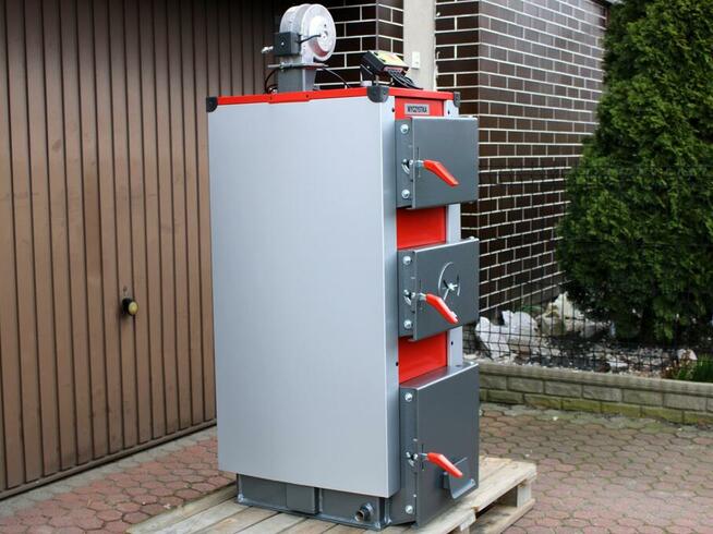 Kocioł piec c.o. 14KW do 110m2 na WĘGIEL DREWNO 3-kanał 5lat