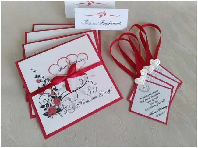 Zaproszenia na 25 rocznicę ślubu