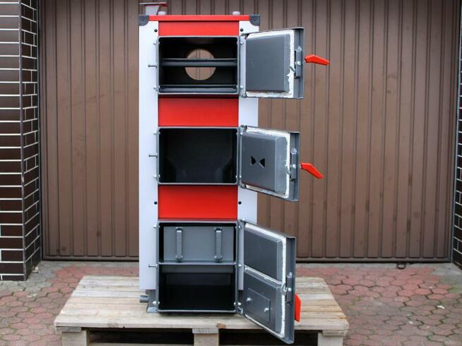 Kocioł piec c.o. 14KW do 110m2 na WĘGIEL DREWNO 3-kanał 5lat