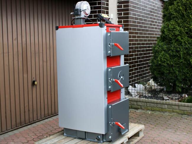 Kocioł piec WSZYSTKOPALNY 20KW 170m2 na węgiel drewno miał