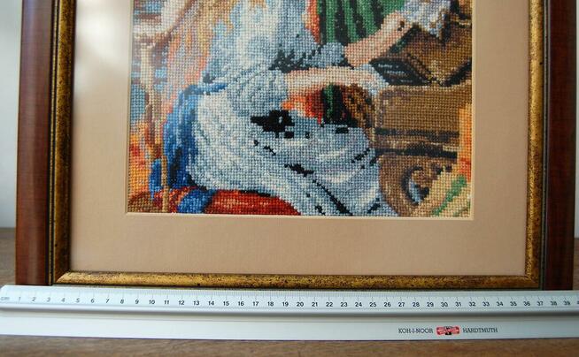 Renoir Dziewczęta przy pianinie impresjonizm obraz haftowany