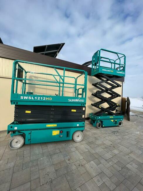 Podnośniki, zwyżki Nożycowe POZNAŃ - wynajem