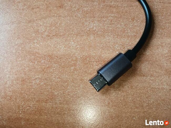 HUB, rozdzielacz USB-c na 4xUSB - z aluminium + pasywny