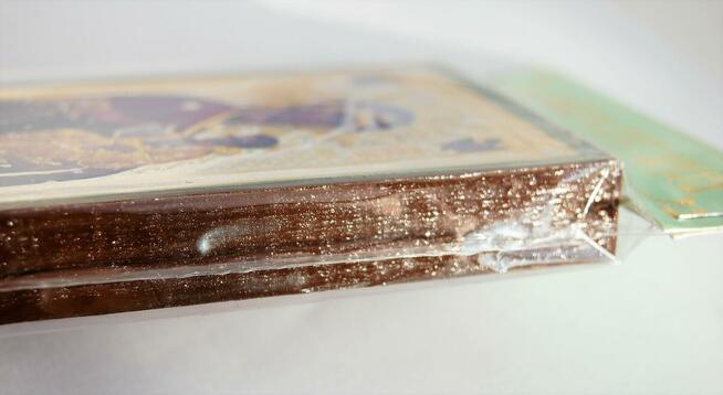 Matka Boża Iwerska, ikona rosyjska na desce druk 9,1 x 6,3