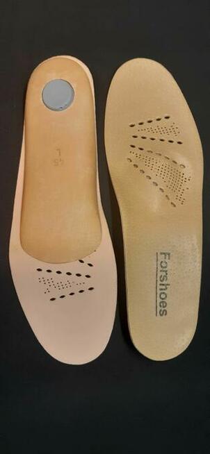 Wygodne wkładki do butów z usztywnieniem. Rozmiar 35
