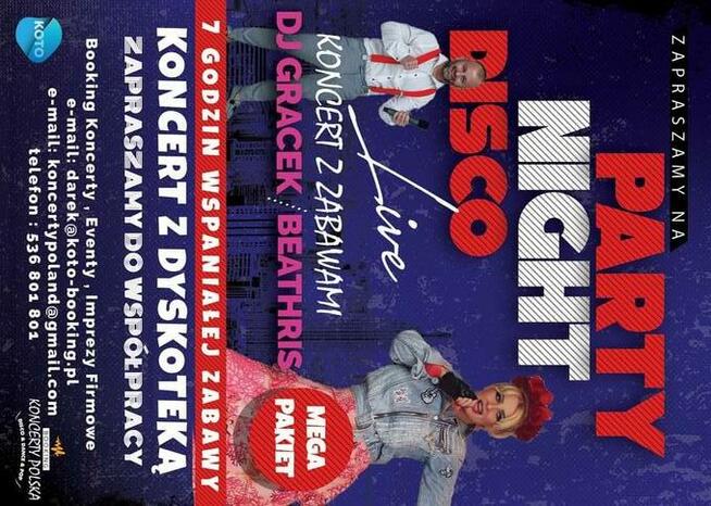 Zapraszamy do Współpracy Koncerty z ,,Beathris