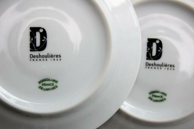 Filiżanki espresso Moulin Rouge, porcelana Limoges