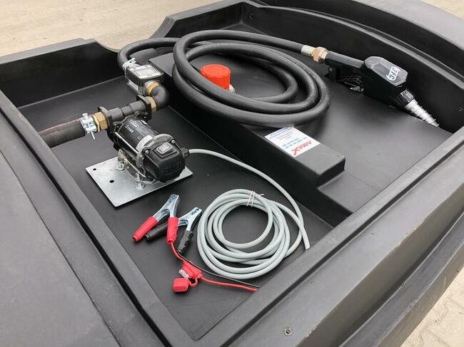 Zbiornik na paliwo 900l - mobilny przewoźny zbiornik diesel