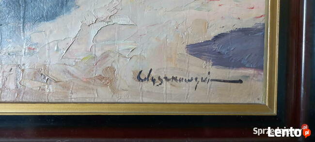 Obraz olejny M. Wyszkowski - marina.