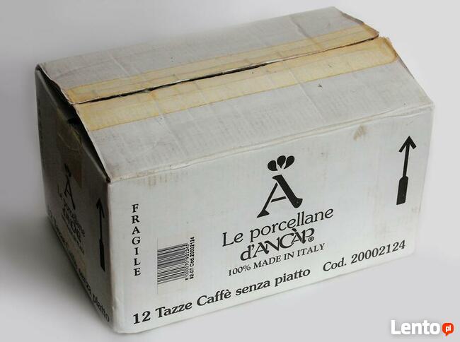 Komplet 6 filiżanek do espresso Lavazza, porcelana dAncap