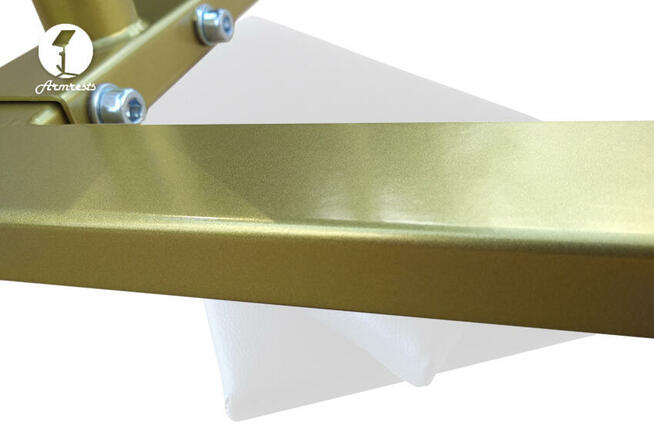 Podnóżek do tatuażu – regulowany (podwójny H2) Lśniące złoto