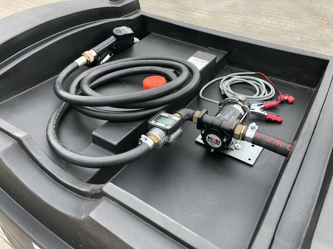 Zbiornik na paliwo 900l - mobilny przewoźny zbiornik diesel