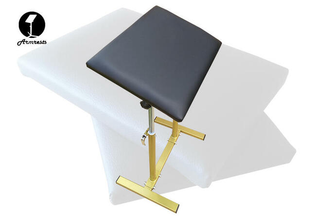 Podnóżek do tatuażu – regulowany (podwójny H2) Lśniące złoto