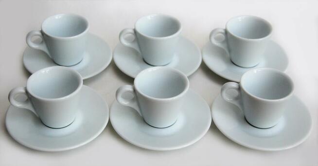 Komplet 6 filiżanek do espresso Lavazza, porcelana dAncap