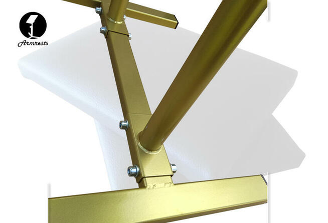 Podnóżek do tatuażu – regulowany (podwójny H2) Lśniące złoto