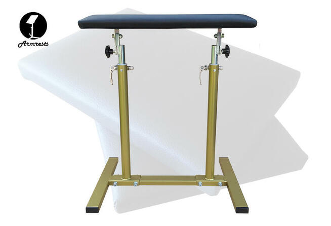 Podnóżek do tatuażu – regulowany (podwójny H2) Lśniące złoto