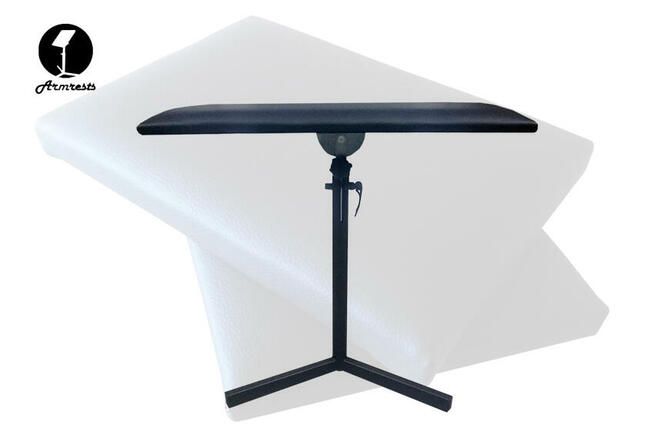 Podłokietnik do tatuażu (czarny), większa poduszka 60×30 cm