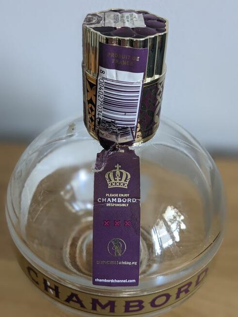 Chambord 0,7l -PUSTA-kolekcjonerska - real foto