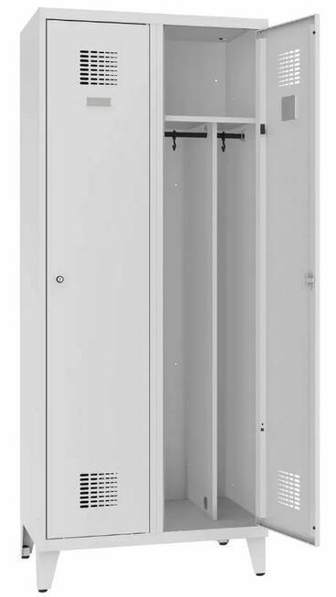 Szafa BHP 800x500x1940 na nóżkach