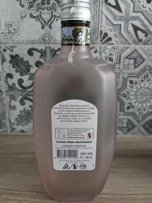 Likier Kwai Fen 0,7l -PUSTA-kolekcjonerska- real foto