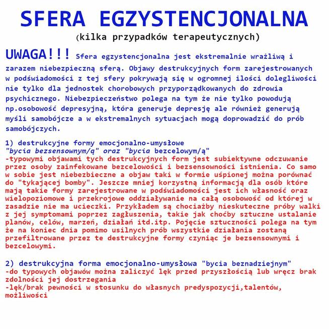 Zdrowie Psychiczne, Fobie,Lęki, Depresja przyczynowe leczenie